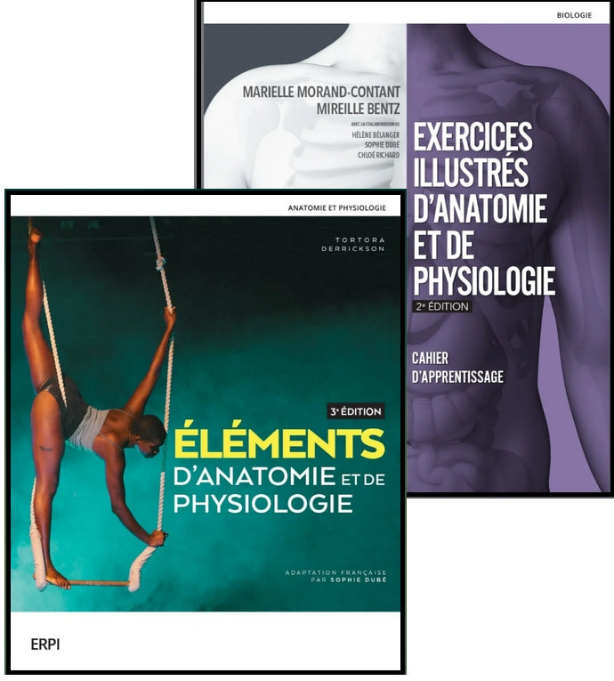 COMBO - Éléments d’anatomie et de physiologie, 3e éd. + Exercices illustrés d’anatomie et de physiologie, 2e éd.