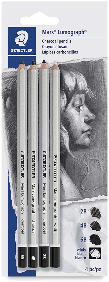 36 PCS Set d'art de Crayons Fusain Pour Dessin et croquis, Materiel Dessin  Professionnel Gommes à effacer et aiguisoirs Carnet de croquis a5 - idéal  pour les tr… en 2023