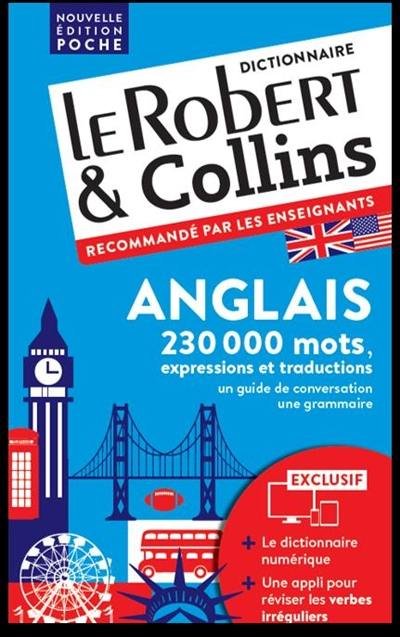 Dictionnaire Robert et Collins de poche, anglais-francais