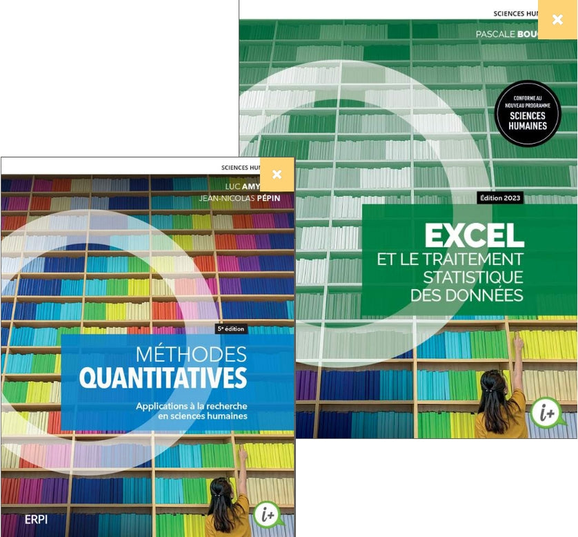 COMBO Méthodes quantitatives, 5e éd. + Excel 365 et le traitement stat. des données